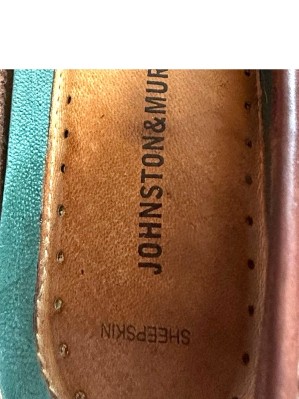 Johnston & Murphy Woven Leather Loafers Brown J&M Flex Slip On Comfort 10 1/2 - Picture 4 of 11